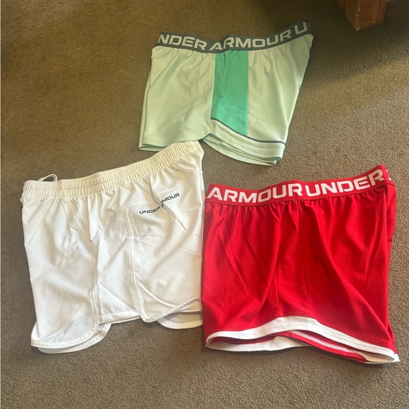 3 pairs of Under Armour shorts. - Picture 2 of 4